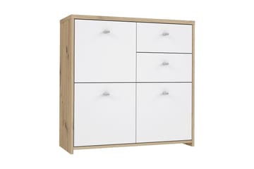 Skjenk Toledor 2 Skuffer 74x77 cm - Brun / Hvit - Oppbevaring - Oppbevaringsmøbler - Sideboard & skjenk