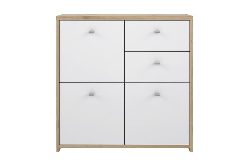 Skjenk Toledor 2 Skuffer 74x77 cm - Brun / Hvit - Sideboard & skjenk