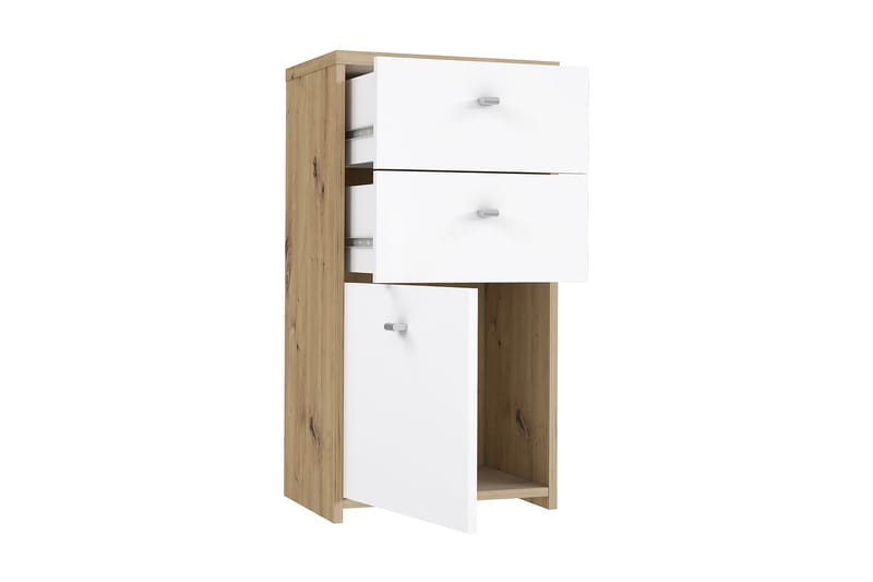 Skjenk Toledor 74x40 cm - Brun / Hvit - Oppbevaring - Oppbevaringsmøbler - Sideboard & skjenk