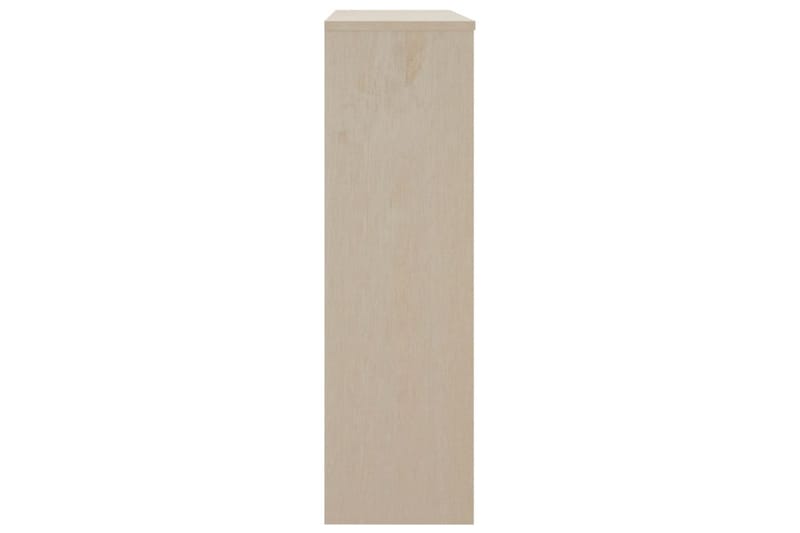 Skjenketopp honningbrun 90x30x100 cm heltre furu - Brun - Sideboard & skjenk