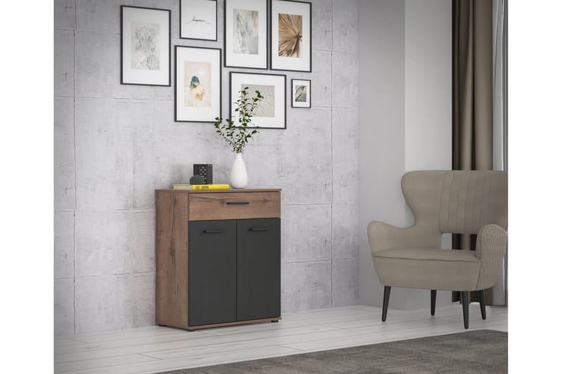 Sredets Sideboard 34x70 cm - Brun/Svart - Oppbevaring - Oppbevaringsmøbler - Sideboard & skjenk