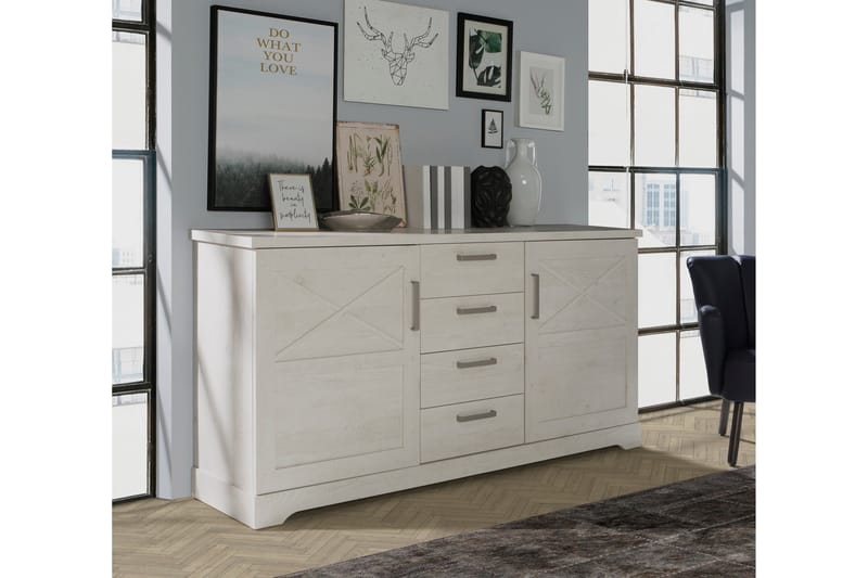 Svetis Sideboard 42x183 cm - Hvit - Oppbevaring - Oppbevaringsmøbler - Sideboard & skjenk