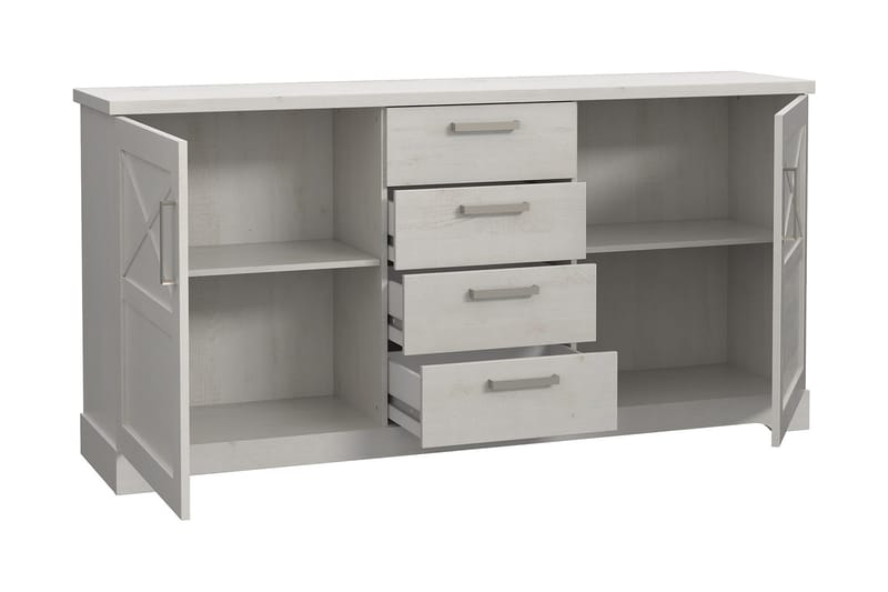 Svetis Sideboard 42x183 cm - Hvit - Oppbevaring - Oppbevaringsmøbler - Sideboard & skjenk