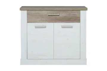 Talebi Skjenk 41x101 cm i Tre - Hvit|Brun - Oppbevaring - Oppbevaringsmøbler - Sideboard & skjenk