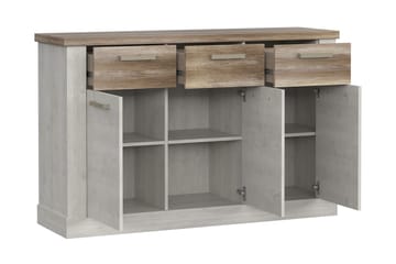 Talebi Skjenk 41x141 cm - Brun / Hvit - Oppbevaring - Oppbevaringsmøbler - Sideboard & skjenk
