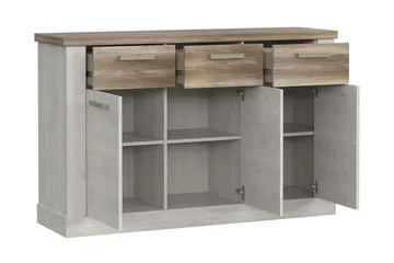 Talebi Skjenk 41x141 cm i Tre - Hvit|Brun - Oppbevaring - Oppbevaringsmøbler - Sideboard & skjenk
