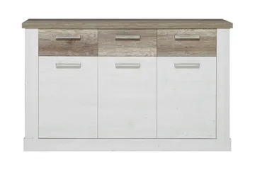 Talebi Skjenk 41x141 cm i Tre - Hvit|Brun - Oppbevaring - Oppbevaringsmøbler - Sideboard & skjenk
