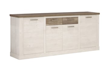Talebi Skjenk 41x213 cm - Brun / Hvit - Oppbevaring - Oppbevaringsmøbler - Sideboard & skjenk