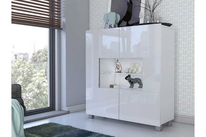 Tessan Skjenk 100 cm - Hvit - Oppbevaring - Oppbevaringsmøbler - Sideboard & skjenk