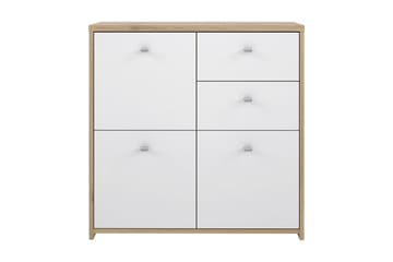 Toledor Skjenk 2 Skuffer 74x77 cm - Brun / Hvit - Oppbevaring - Oppbevaringsmøbler - Sideboard & skjenk