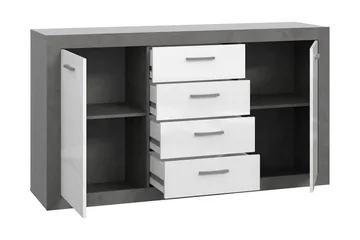 Tolovgrad Sideboard 41x153 cm - Grå/Hvit - Oppbevaring - Oppbevaringsmøbler - Sideboard & skjenk