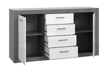 Tolovgrad Sideboard 41x153 cm - Grå/Hvit - Oppbevaring - Oppbevaringsmøbler - Sideboard & skjenk
