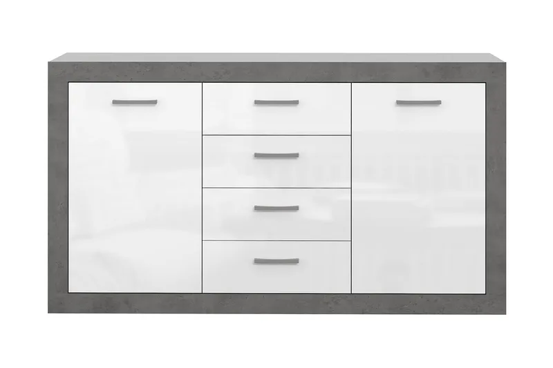 Tolovgrad Sideboard 41x153 cm - Grå/Hvit - Oppbevaring - Oppbevaringsmøbler - Sideboard & skjenk