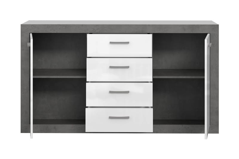 Tolovgrad Sideboard 41x153 cm - Grå/Hvit - Oppbevaring - Oppbevaringsmøbler - Sideboard & skjenk