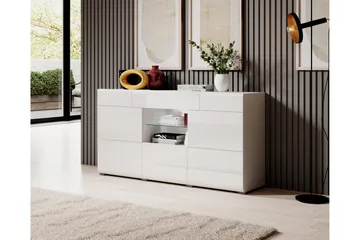 Toreno skjenk 39x159 cm - Hvit - Oppbevaring - Oppbevaringsmøbler - Sideboard & skjenk