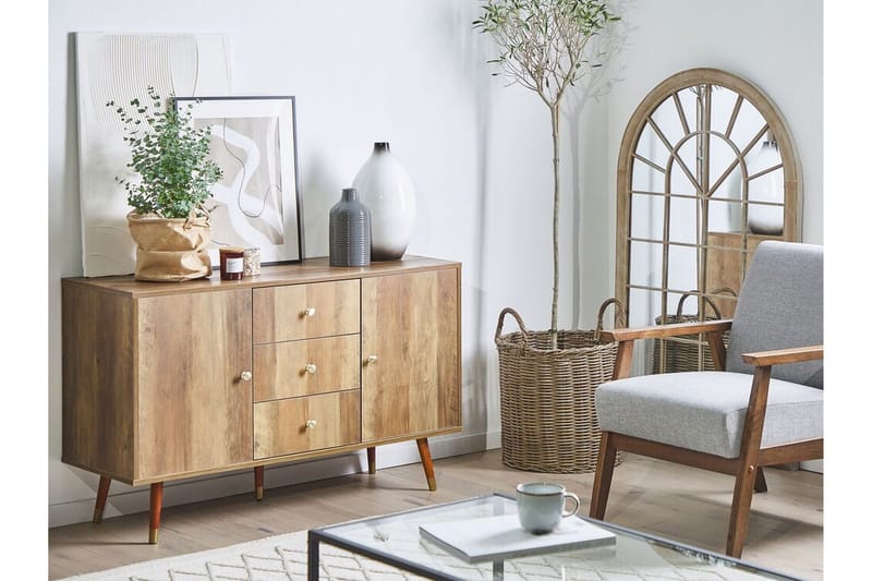 Ulika Skjenk 114x40 cm - Lysebrun - Oppbevaring - Oppbevaringsmøbler - Sideboard & skjenk