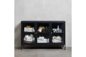 Umbri Sideboard 3 delar 132 cm - Svart - Oppbevaring - Oppbevaringsmøbler - Sideboard & skjenk
