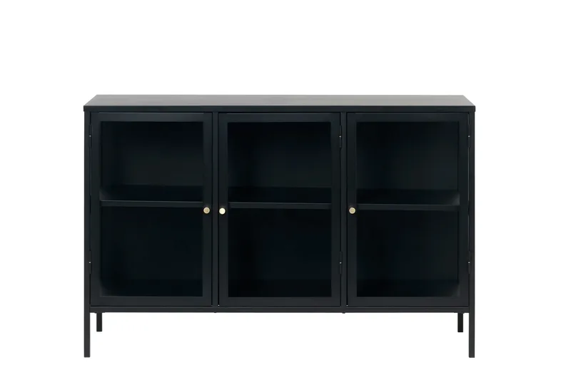 Umbri Sideboard 3 delar 132 cm - Svart - Oppbevaring - Oppbevaringsmøbler - Sideboard & skjenk