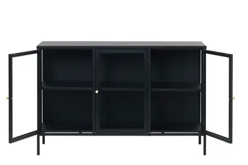 Umbri Sideboard 3 delar 132 cm - Svart - Oppbevaring - Oppbevaringsmøbler - Sideboard & skjenk
