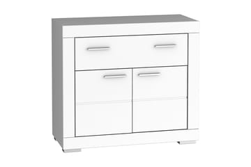 Uzayr Skjenk 96 cm i Malt Tre - Hvit - Oppbevaring - Oppbevaringsmøbler - Sideboard & skjenk