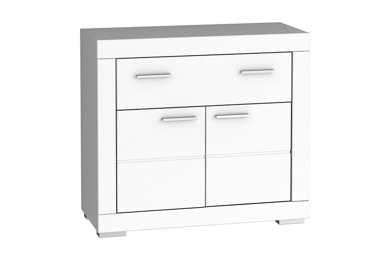 Uzayr Skjenk 96 cm i Malt Tre - Hvit - Oppbevaring - Oppbevaringsmøbler - Sideboard & skjenk