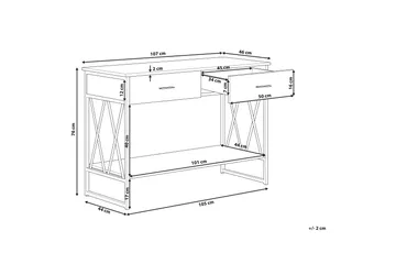 Wigpool Avlastningsbord - Brun - Oppbevaring - Oppbevaringsmøbler - Sideboard & skjenk