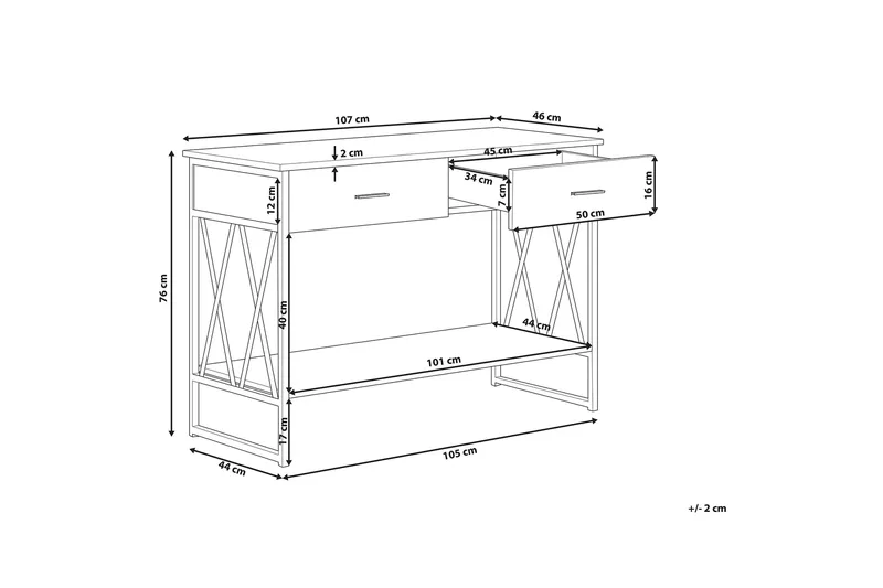 Wigpool Avlastningsbord - Brun - Oppbevaring - Oppbevaringsmøbler - Sideboard & skjenk