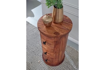 Willowdale Sideboard 35 cm 3 Skuffer Rundt - Brun - Oppbevaring - Oppbevaringsmøbler - Sideboard & skjenk