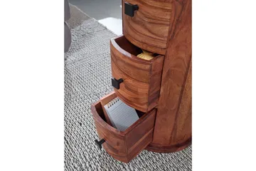 Willowdale Sideboard 35 cm 3 Skuffer Rundt - Brun - Oppbevaring - Oppbevaringsmøbler - Sideboard & skjenk