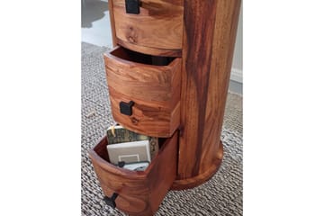 Willowdale Sideboard 35 cm 4 Skuffer Rundt - Brun - Oppbevaring - Oppbevaringsmøbler - Sideboard & skjenk