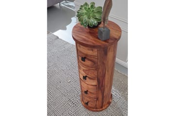 Willowdale Sideboard 35 cm 4 Skuffer Rundt - Brun - Oppbevaring - Oppbevaringsmøbler - Sideboard & skjenk