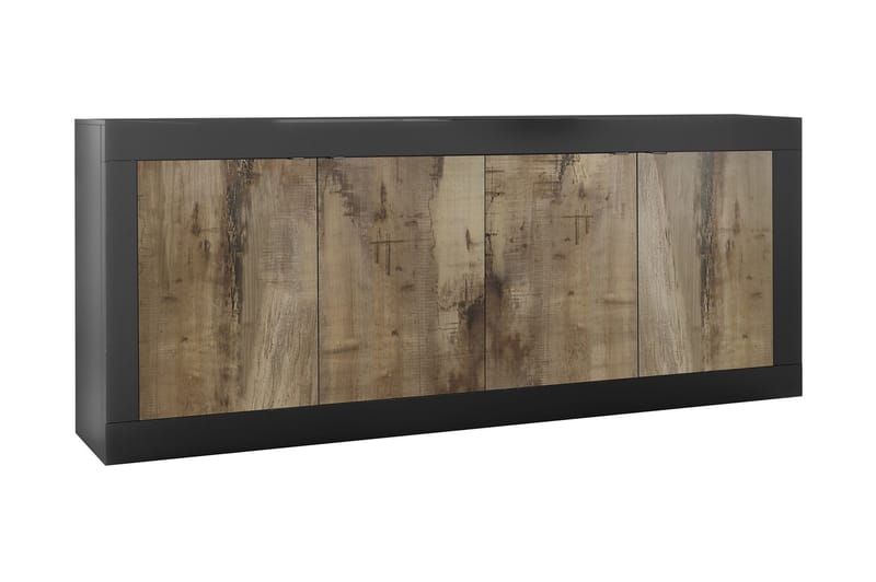 Sidebord Astal 43x207 cm Natur / Svart - LC spa - Sideboard & skjenk