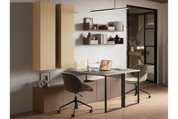 Sigmana Møbelsett For Stue - Lys Grå/Beige - Oppbevaring - Oppbevaringsmøbler - Møbelsett til stue