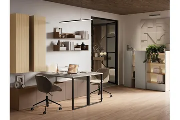 Sigmana Møbelsett For Stue - Lys Grå/Brun/Beige - Oppbevaring - Oppbevaringsmøbler - Møbelsett til stue