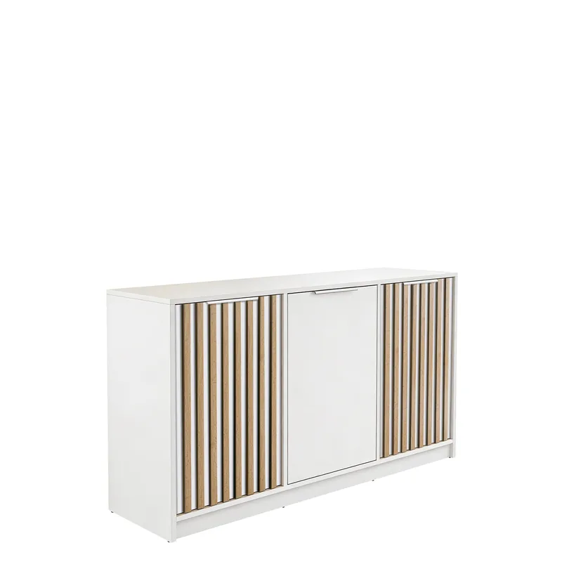 skap Bali lux brun, hvit, brun, hvit