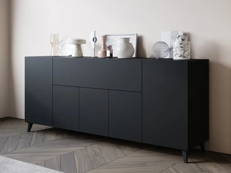 skap Kommode PHUKET 180 svart - Oppbevaring - Oppbevaringsmøbler - Sideboard & skjenk
