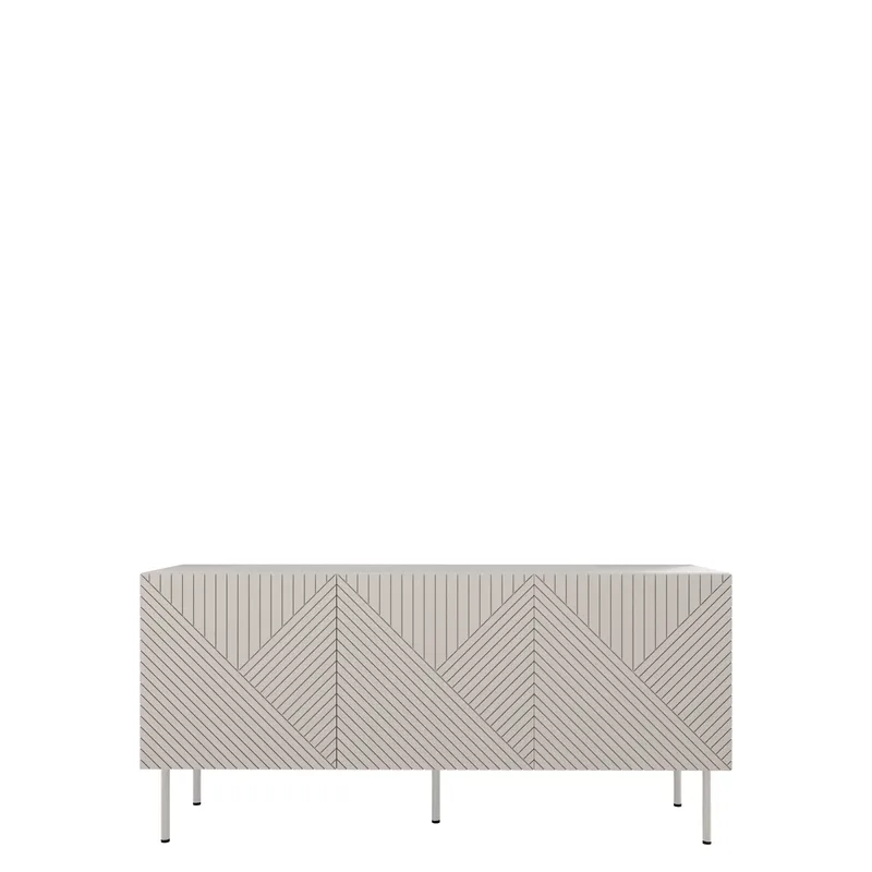 skap NO_BRAND Kommode ART DECO 3D 150 beige