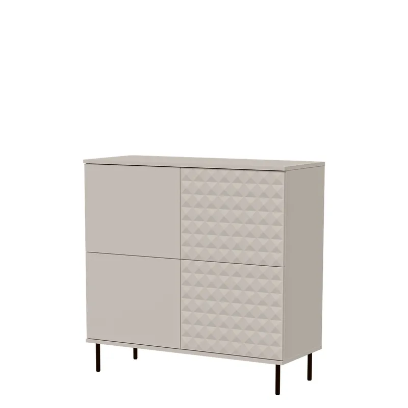 skap NO_BRAND Kommode LEO 100 beige