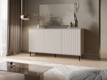 skap NO_BRAND Kommode LEO 160 beige - Oppbevaring - Oppbevaringsmøbler - Sideboard & skjenk