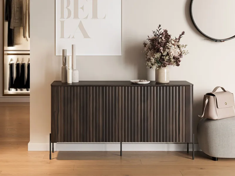 skap NO_BRAND Kommode VERA 150 brun - Oppbevaring - Oppbevaringsmøbler - Sideboard & skjenk