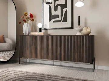 skap NO_BRAND Kommode VERA 190 brun - Oppbevaring - Oppbevaringsmøbler - Sideboard & skjenk
