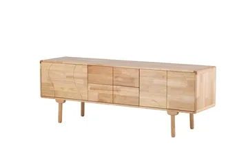 Skap VIND Skärhamn Natur 45 x 180 x 65 - natur - Oppbevaring - Oppbevaringsmøbler - Sideboard & skjenk