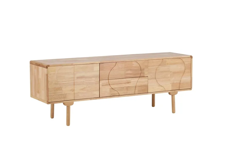 Skap VIND Skärhamn Natur 45 x 180 x 65 - natur - Oppbevaring - Oppbevaringsmøbler - Sideboard & skjenk