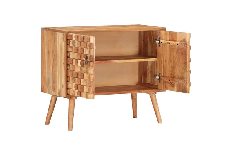 Skjenk 75x35x65 cm heltre akasie -   - Sideboard & skjenk