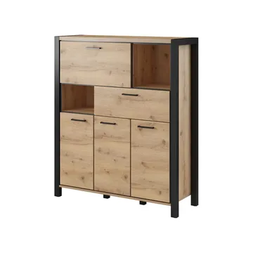 Skjenk Aktiv 3 dører 1 skuff 1 klaffedør - Oppbevaring - Oppbevaringsmøbler - Sideboard & skjenk