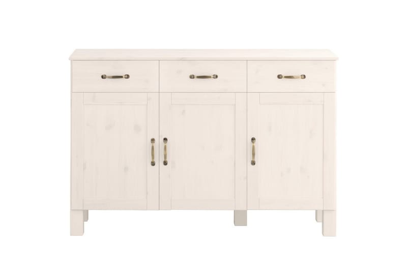 Skjenk Alby 125x38x85 cm, Hvit - 125x38x85 cm, Hvit - Oppbevaring - Oppbevaringsmøbler - Sideboard & skjenk