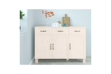 Skjenk Alby 125x38x85 cm, Hvit - 125x38x85 cm, Hvit - Oppbevaring - Oppbevaringsmøbler - Sideboard & skjenk