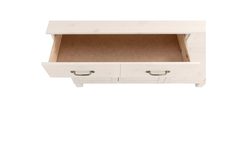 Skjenk Alby 125x38x85 cm, Hvit - 125x38x85 cm, Hvit - Oppbevaring - Oppbevaringsmøbler - Sideboard & skjenk