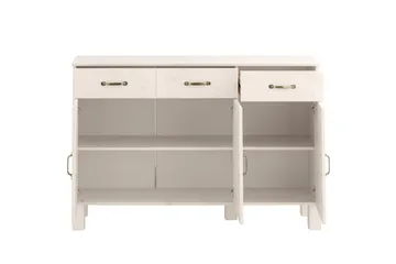 Skjenk Alby 125x38x85 cm, Hvit - 125x38x85 cm, Hvit - Oppbevaring - Oppbevaringsmøbler - Sideboard & skjenk