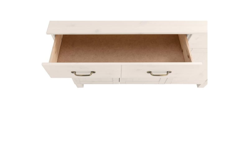 Skjenk Alby 125x38x85 cm, Hvit - 125x38x85 cm, Hvit - Oppbevaring - Oppbevaringsmøbler - Sideboard & skjenk